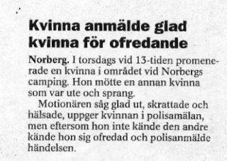 Glad kvinna - Humor